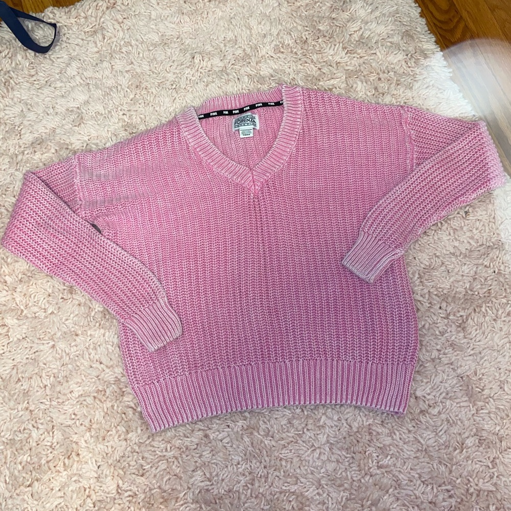 PINK by VS Cable Sweater